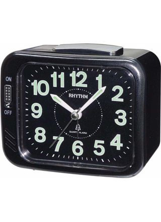 Rhythm alarm clock Black CRA829-NR02