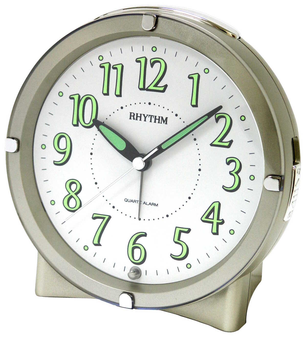 Rhythm alarm clock gold CRE807-NR18