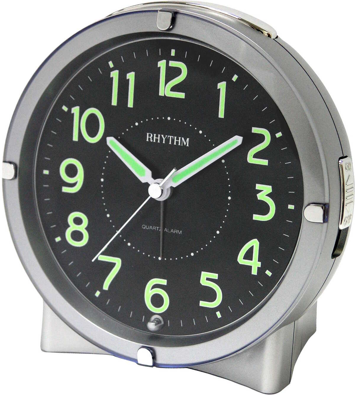 Rhythm alarm clock Silver CRE807-NR19