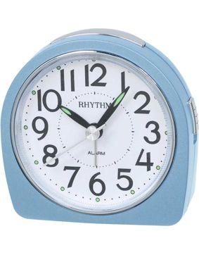 Rhythm alarm clock Blue CRE864-NR04