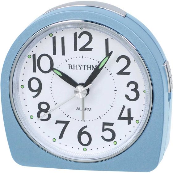 Rhythm alarm clock Blue CRE864-NR04