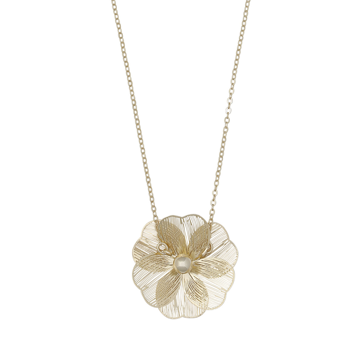 Snö of Sweden Flora gold plated necklace 50 cm 1400-0150257