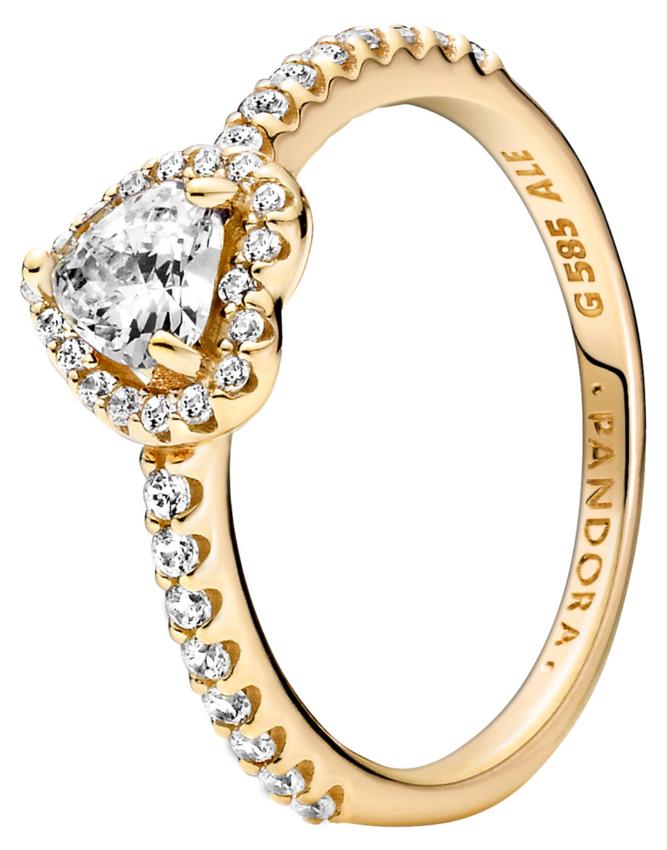 Pandora Elevated Heart Ring 159139C01