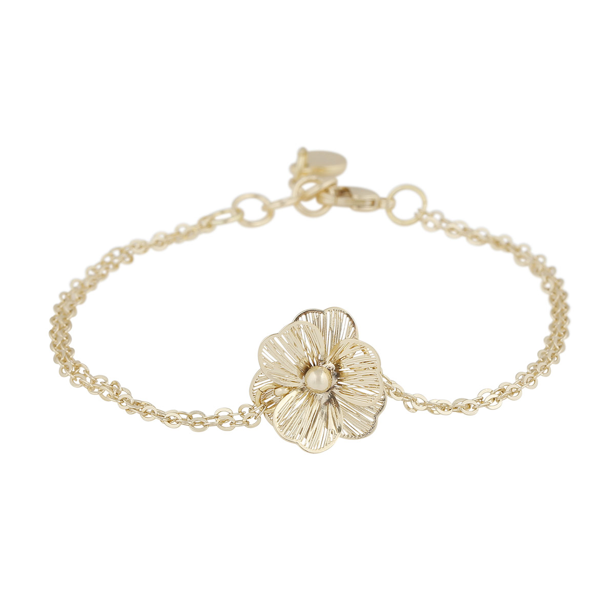 Snö of Sweden Flora gold plated bracelet 18 cm 1400-3100257