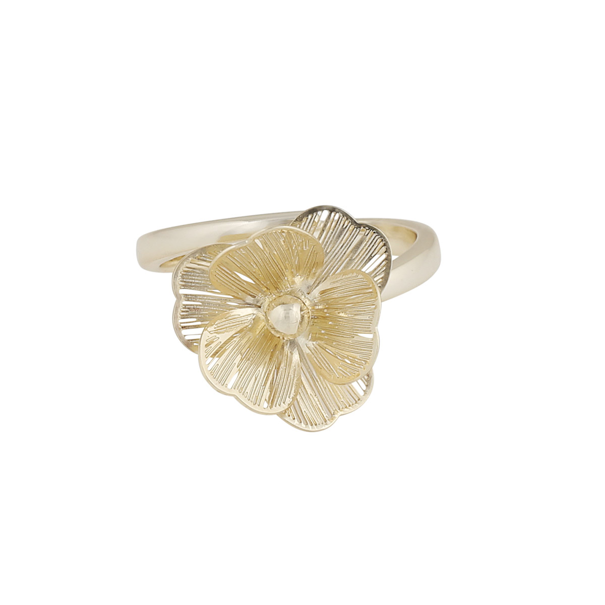 Snö of Sweden Flora gold plated ring 1400-9200257