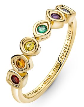 Pandora Marvel x Pandora The Avengers Infinity Stones ring 160779C01