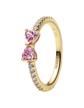 Pandora Timeless pink bow ring 163510C01