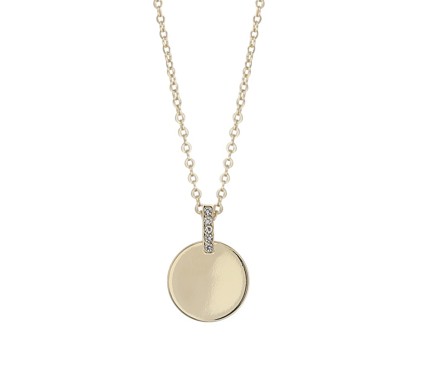 Snö of Sweden Union Casey gold-plated necklace 45 cm 1411-0860 251-ONE