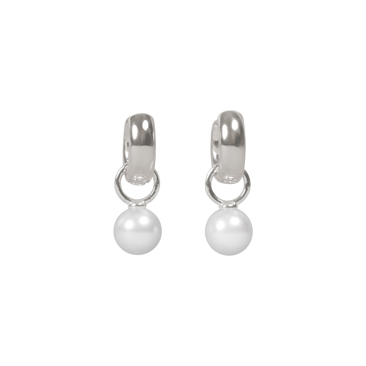 Snö of Sweden Largo earrings with pearl 1412-6600 010-ONE