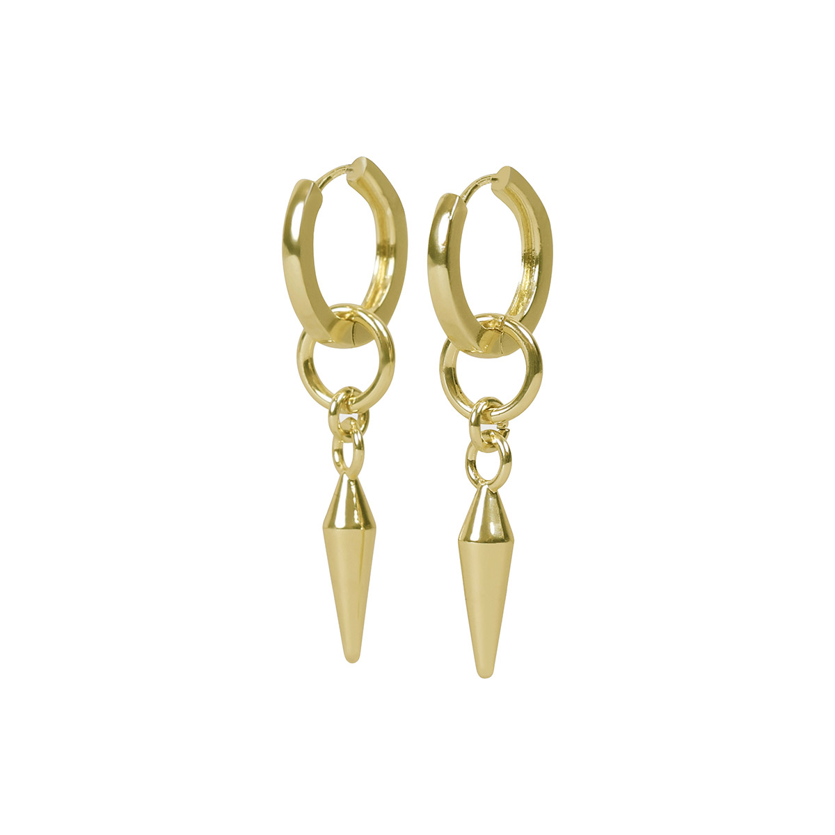 Snö of Sweden Largo gold-plated earrings 1413-6700 251-ONE