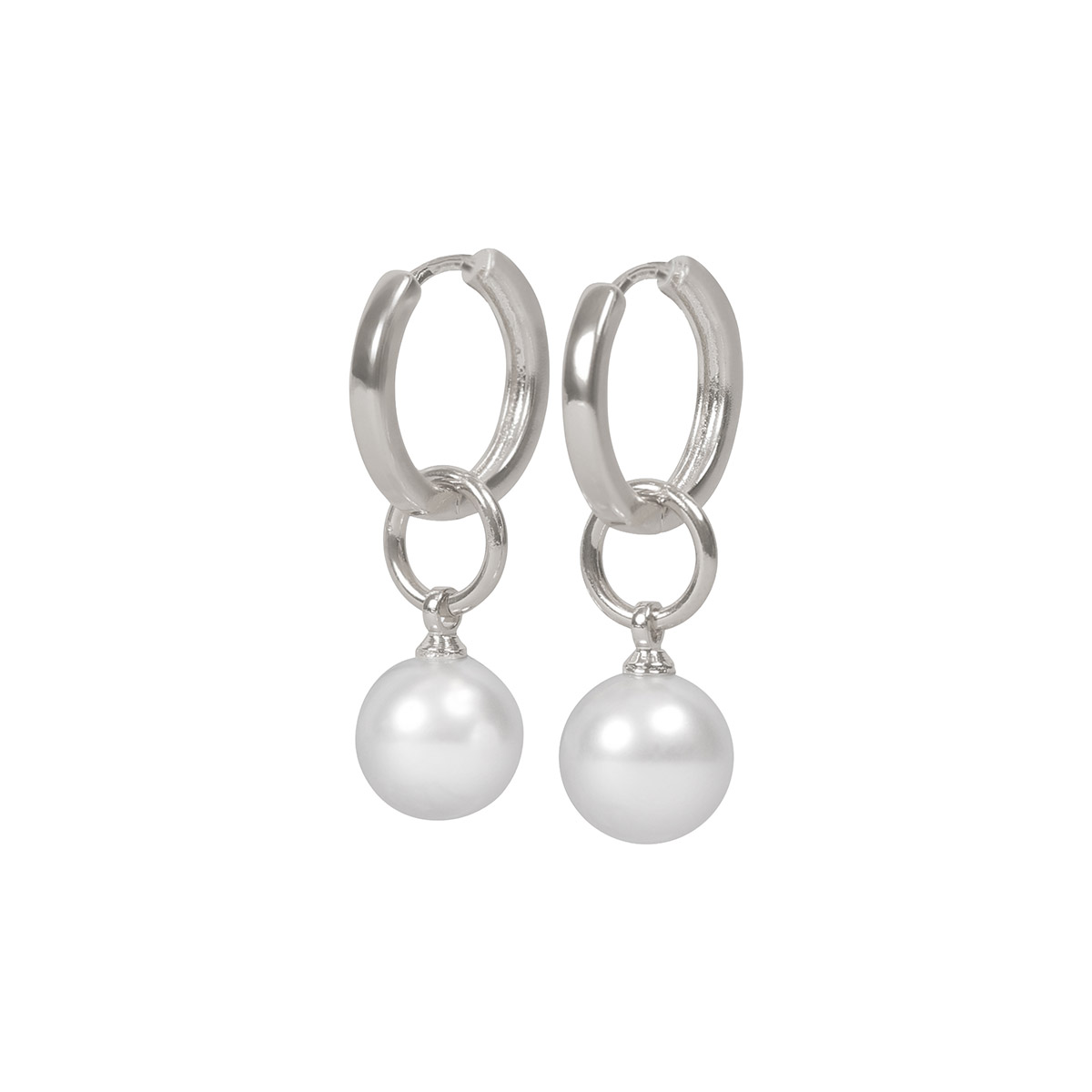 Snö of Sweden Largo earrings with pearl 1413-6800 010-ONE