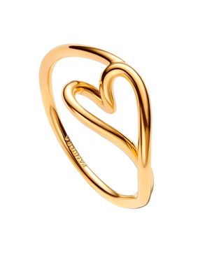 Pandora Essence gold-plated heart ring 164361C00