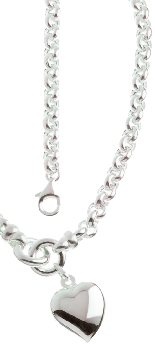 Silver heart Bracelet R32/19
