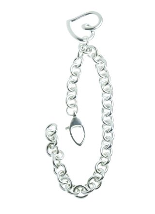 Silver Bracelet with hearts R173/19