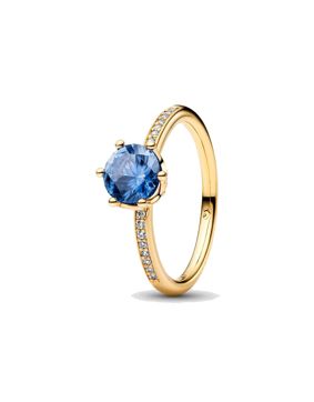 Pandora Moments blue crystal ring 168289C02