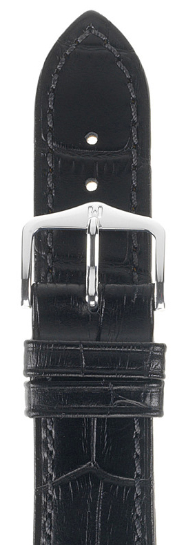 Hirsch Duke 0102 80 50 Black strapHirsch Duke 0102 80 50 ranneke L