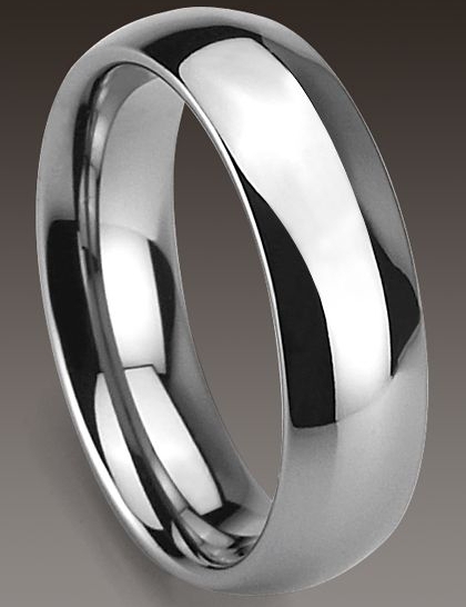 Bosie 6mm titanium/tungsten ring TI&TU115