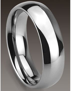 Bosie 6mm titanium/tungsten ring TI&TU115