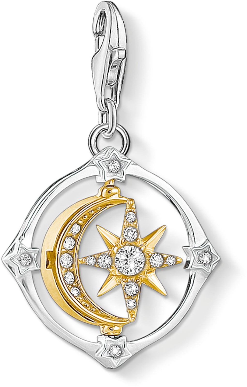 Thomas Sabo Charm club moveable moon & star 1815-414-7