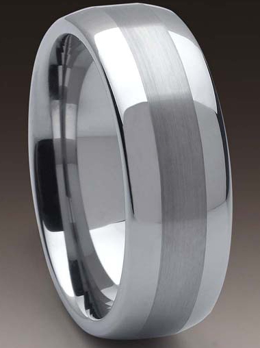 Bosie titanium / tungsten ring 8mm TI&TU118