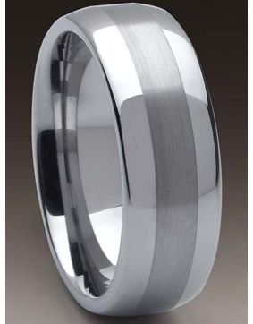 Bosie titanium / tungsten ring 8mm TI&TU118