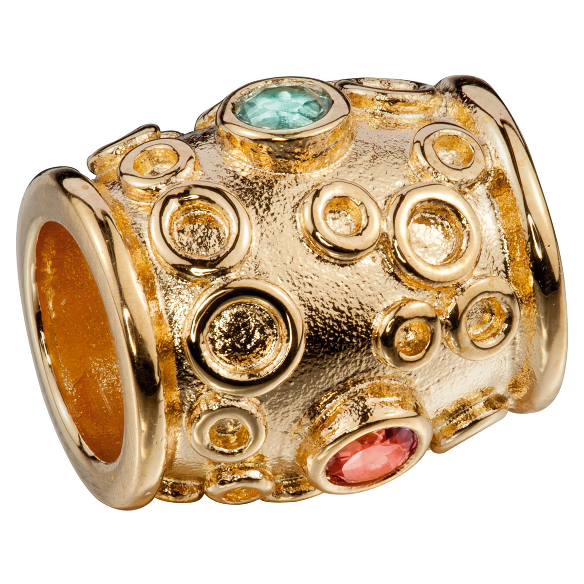 Kalevala Child-Charm gold Two-Stone 1816292AKVTU