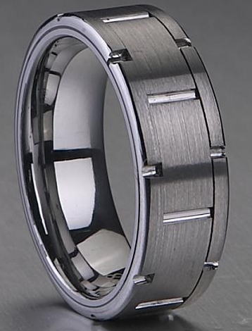 Bosie titanium / tungsten ring 7mm TI&TU728