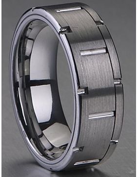 Bosie titanium / tungsten ring 7mm TI&TU728