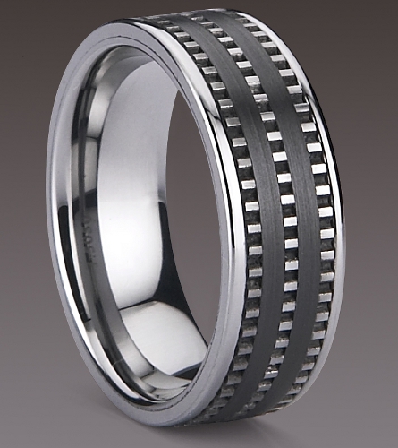 Bosie 5050 8mm titanium / tungsten / ceramic ring