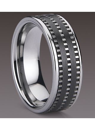 Bosie 5050 8mm titanium / tungsten / ceramic ring
