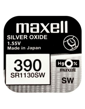 Maxell SR1130SW silver oxide battery 390