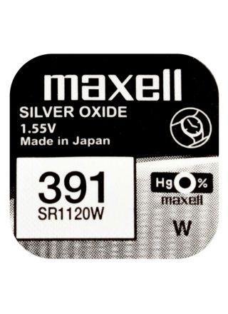 Maxell SR1120W silver oxide battery 391