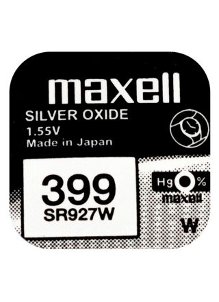 Maxell SR927W silver oxide battery 399