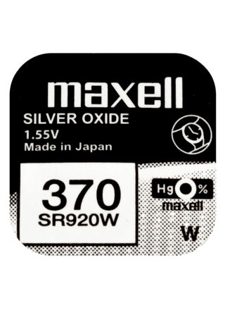 Maxell SR920W silver oxide battery 370