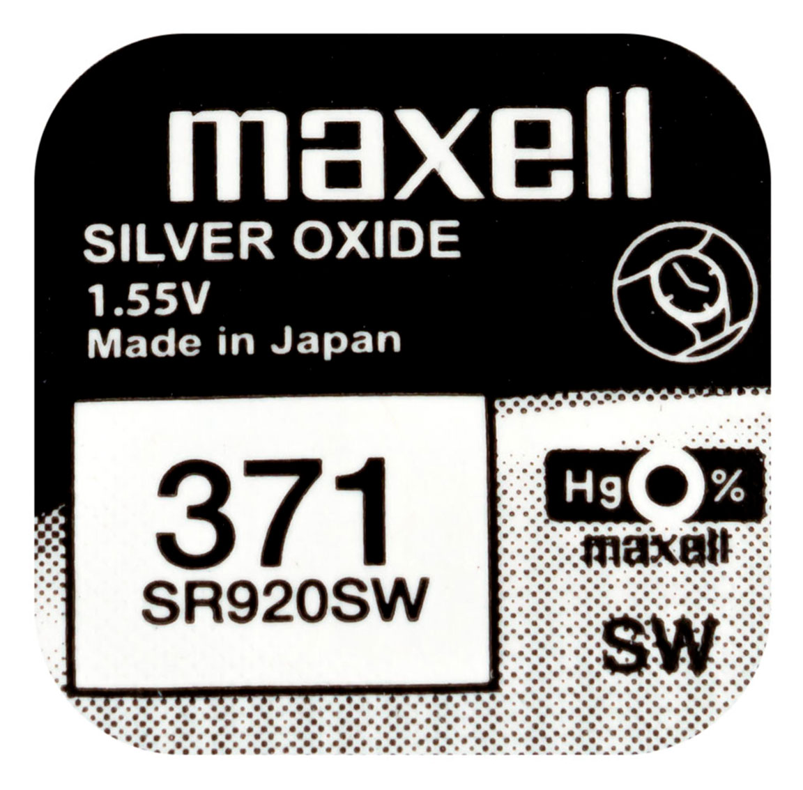 Seiko SR920SW (371) - Silver Oxide Watch Battery