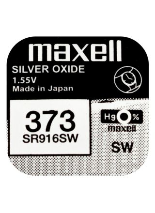Maxell SR916SW silver oxide battery 373