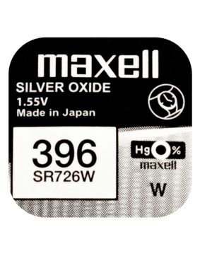 Maxell SR726W silver oxide battery 396