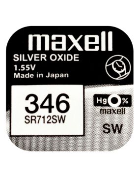 Maxell SR712SW silver oxide battery 346