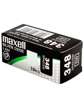 Maxell SR421SW silver oxide battery 348 (10-pack)