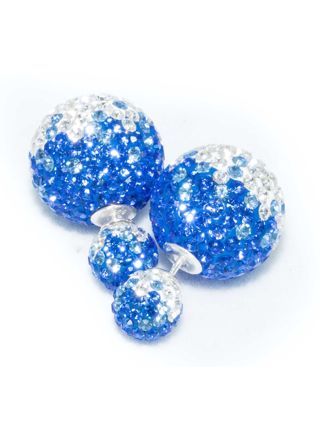 BB Earrings Crystal 8/16 Bluefade