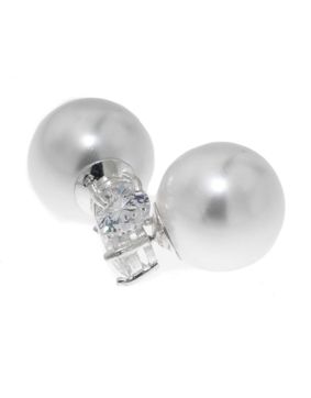 BB Earrings Cz 8/16 White-Wh