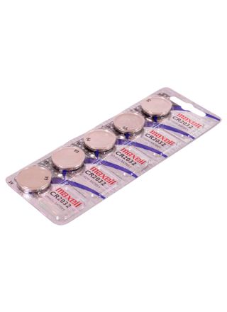 Maxell button battery CR2032 5-pack 3V