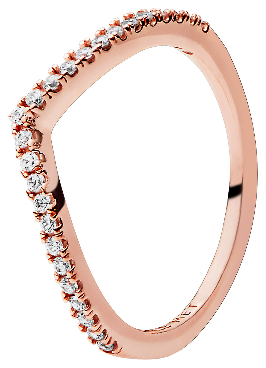 Pandora Rose Pandora 186316cz Pandora Sparkling Wishbone Ring 186316CZ