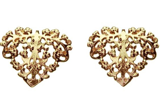 Lumoava Bella earrings, gold 7418 00