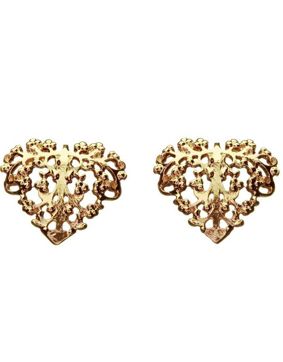 Lumoava Bella earrings, gold 7418 00