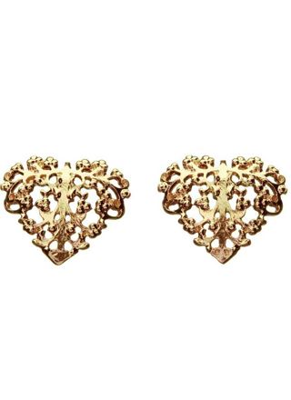 Lumoava Bella earrings, gold 7418 00