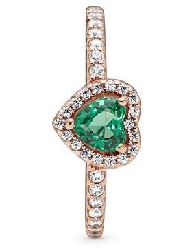 Pandora Ring Non-stackable Sparkling Elevated Heart ring 188421C03