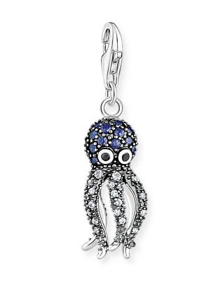 Thomas Sabo Charm Club octopus with blue stones charm 1890-644-1