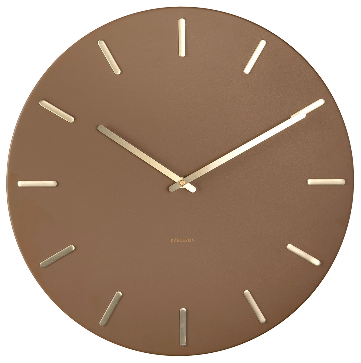Karlsson Charm Wall Clock Mocha Brown KA5716BR