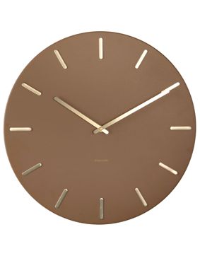Karlsson Charm Wall Clock Mocha Brown KA5716BR